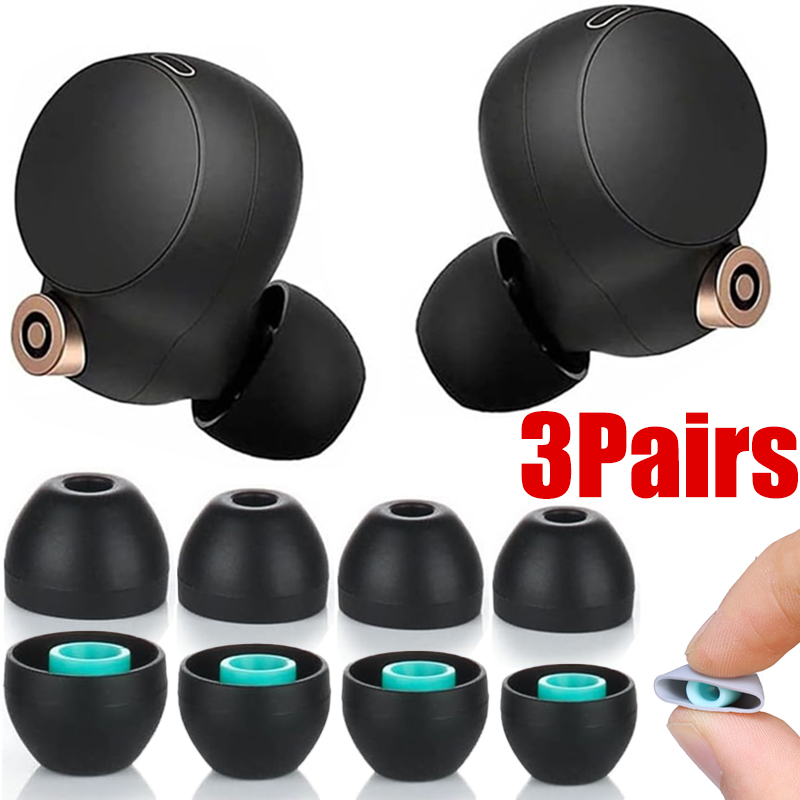 Sony Headphone Wf-1000Xm5 - 6 Buah Ujung Telinga Silikon untuk