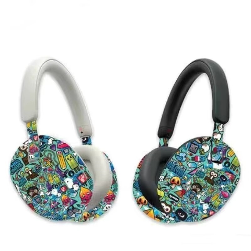 Sony Headphone Wh-1000Xm5 - Stiker Kulit Warna-warni untuk Sony WH