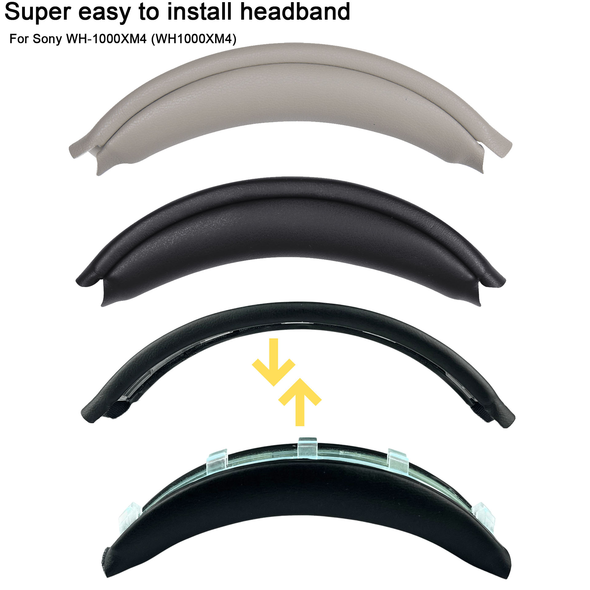 Sony Headphone Wh-1000Xm4 - Headband WH1000XM4 Mudah Dipasang untuk Headphone