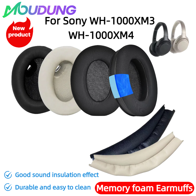Sony Headphone Wh-1000Xm4 - MOUDUNG Pengganti Bantalan Telinga Ikat Kepala