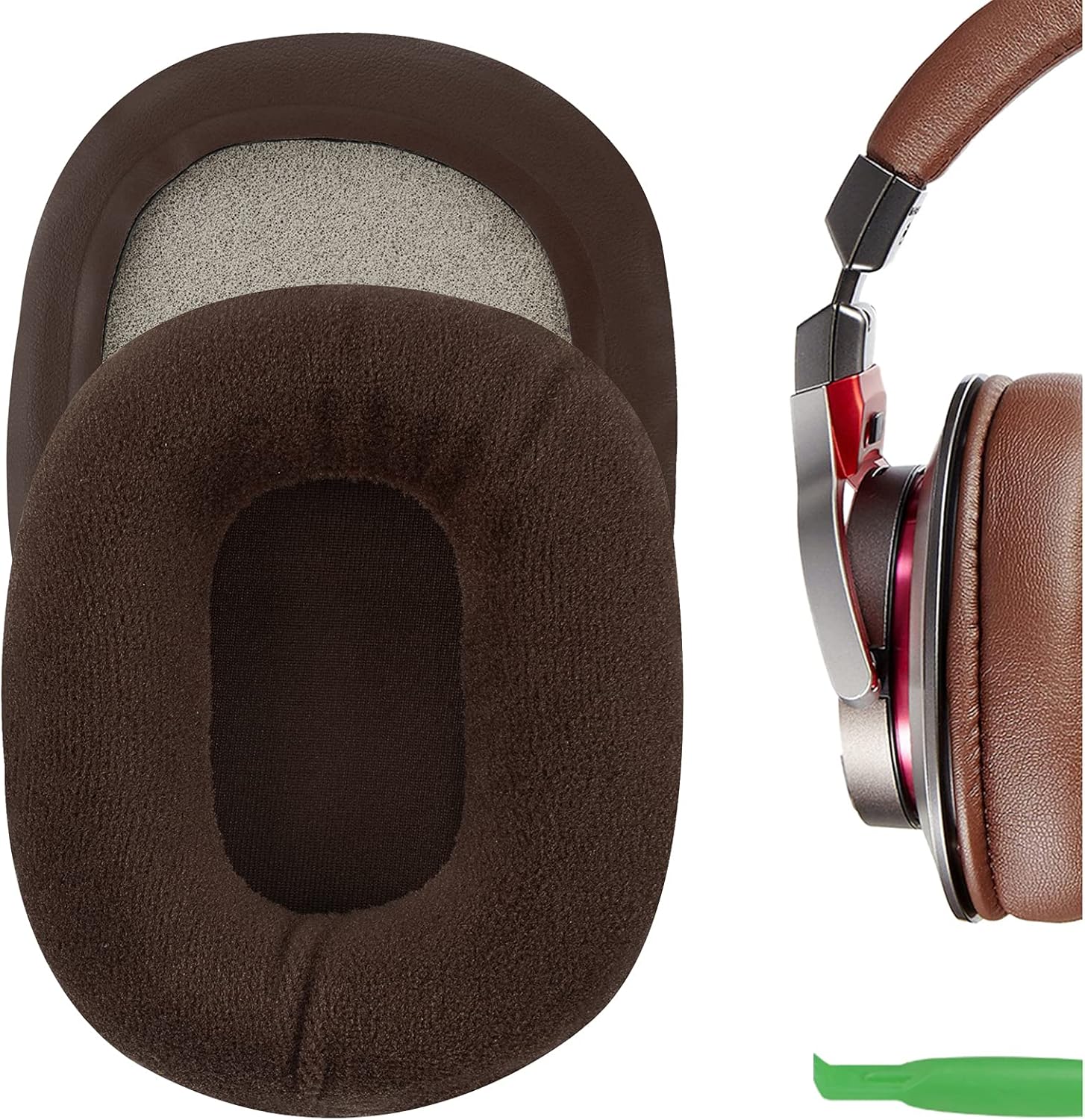 Audio Technica Headphone Ath-M50X - Bantalan Telinga Pengganti Velour Nyaman untuk