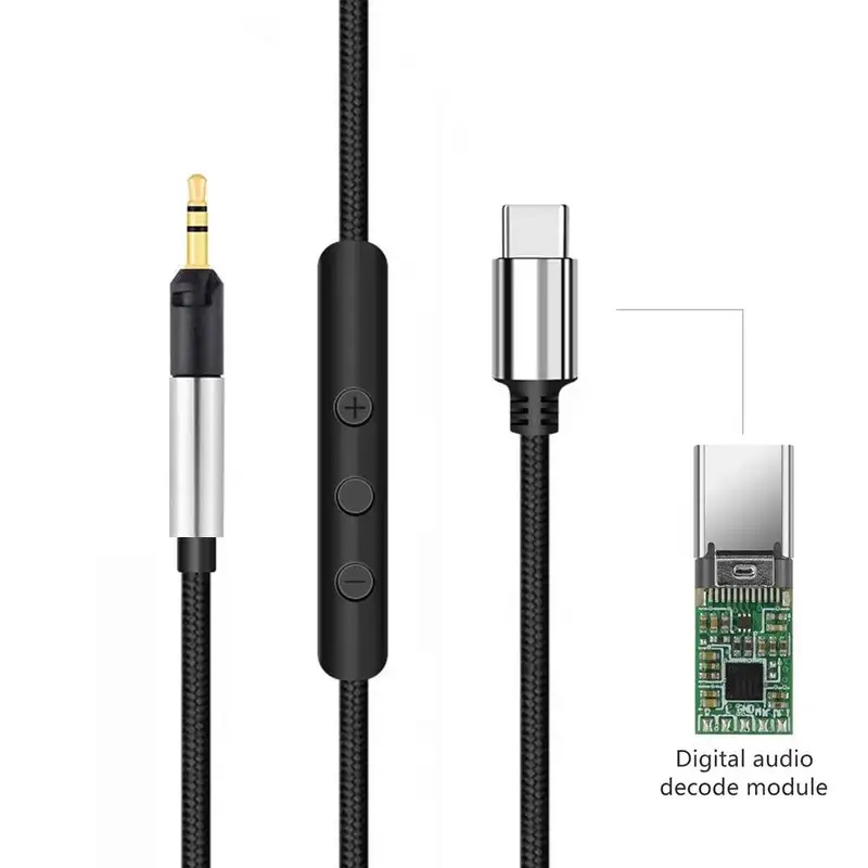 Sennheiser Headphone Hd 560S - Kabel Mikrofon Pengganti USB Tipe C