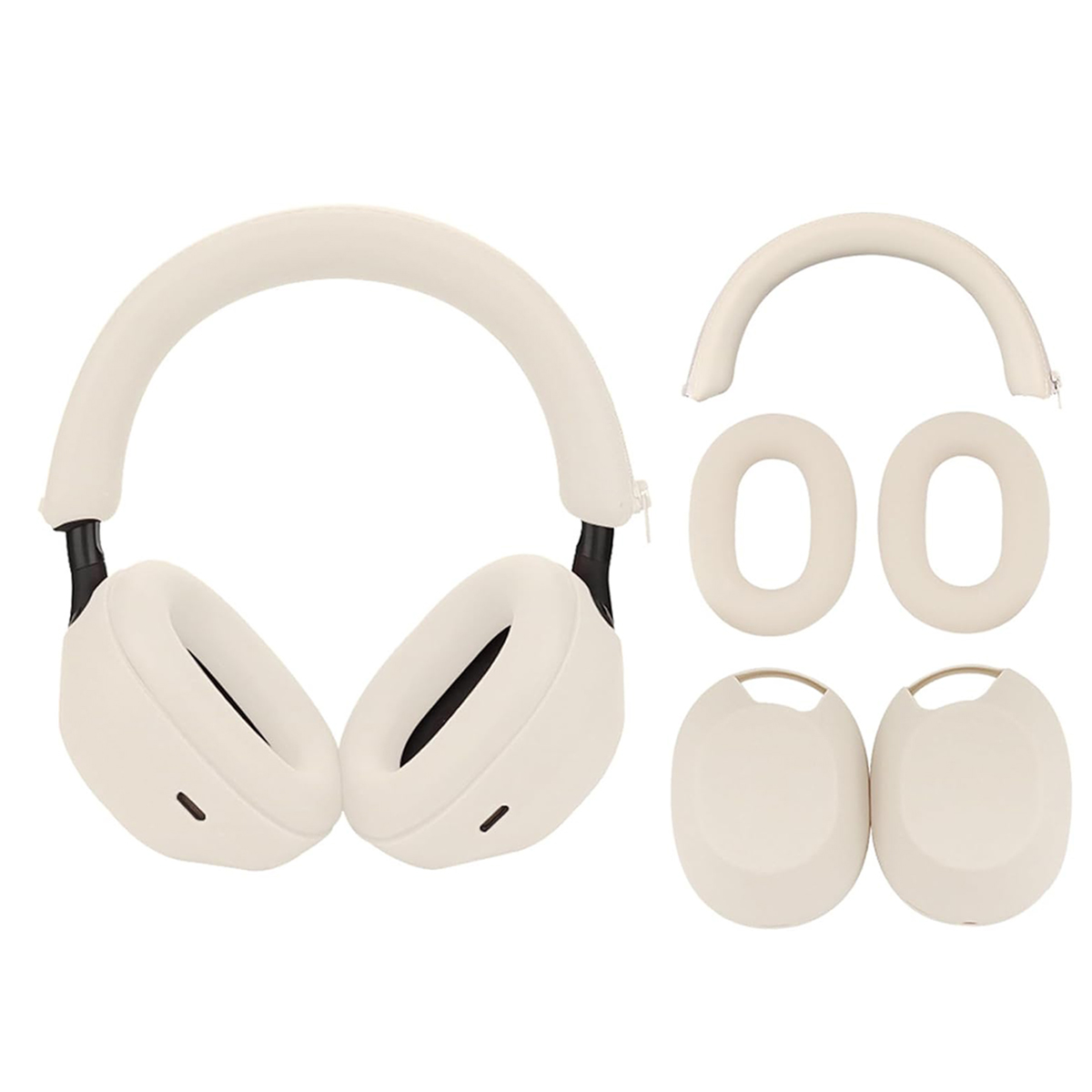 Sony Headphone Wh-1000Xm5 - Untuk Sony WH-1000XM5 penutup pelindung silikon