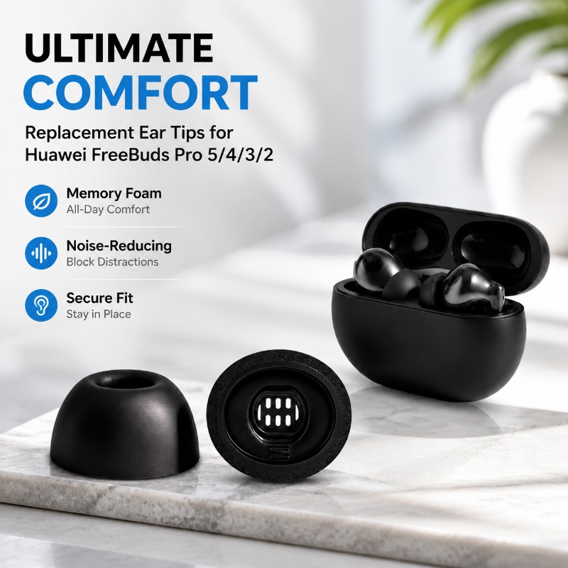 Earphone Foam Tip - Ujung Telinga Busa Memori Tiga Lapis