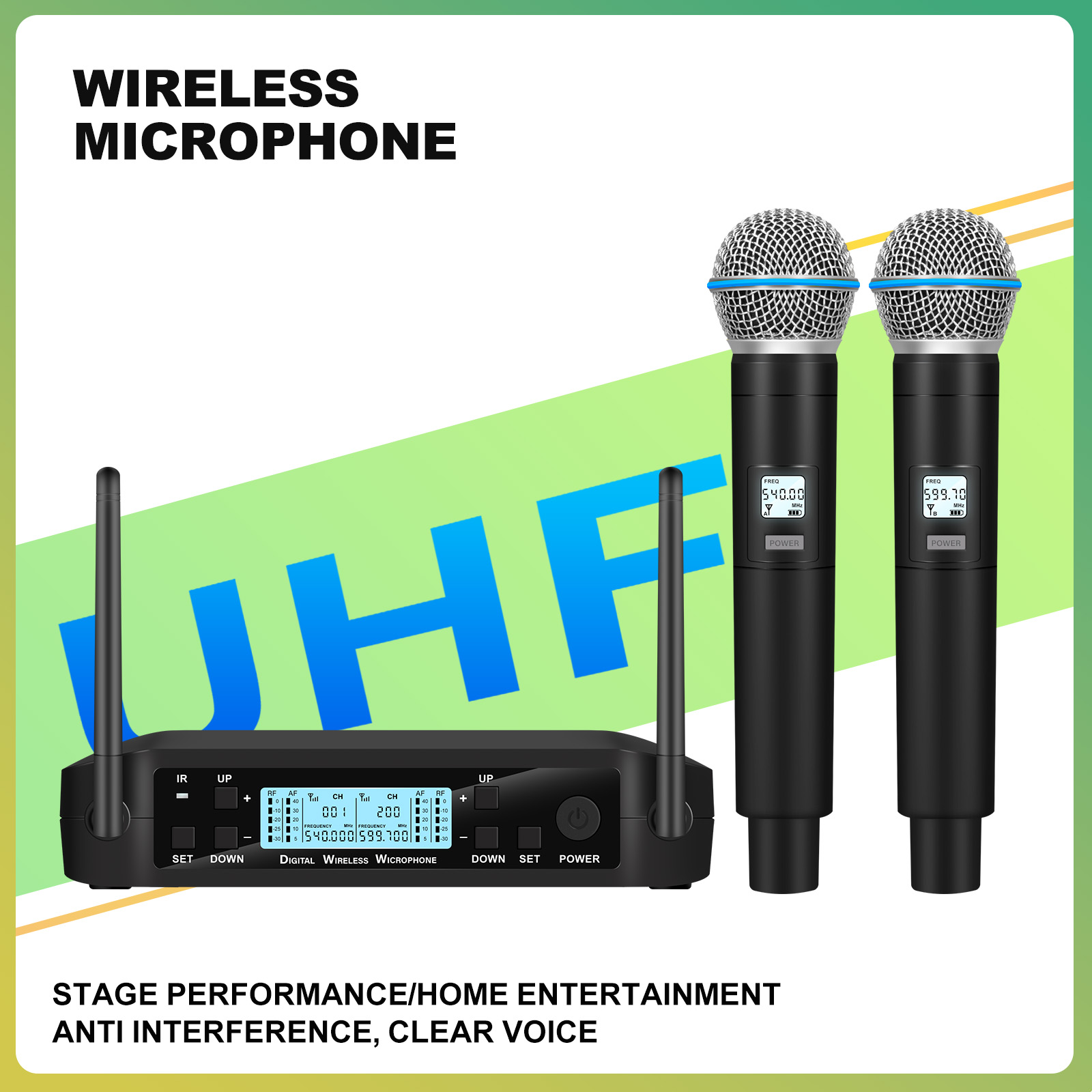 Shure Mic Sm7B - Mikrofon profesional nirkabel untuk Shu, Glxd4