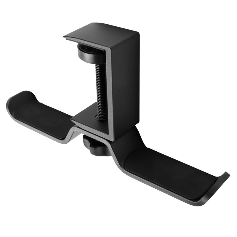 Headphone Stand Desk - Penyangga Headphone Ganda di Bawah Meja,