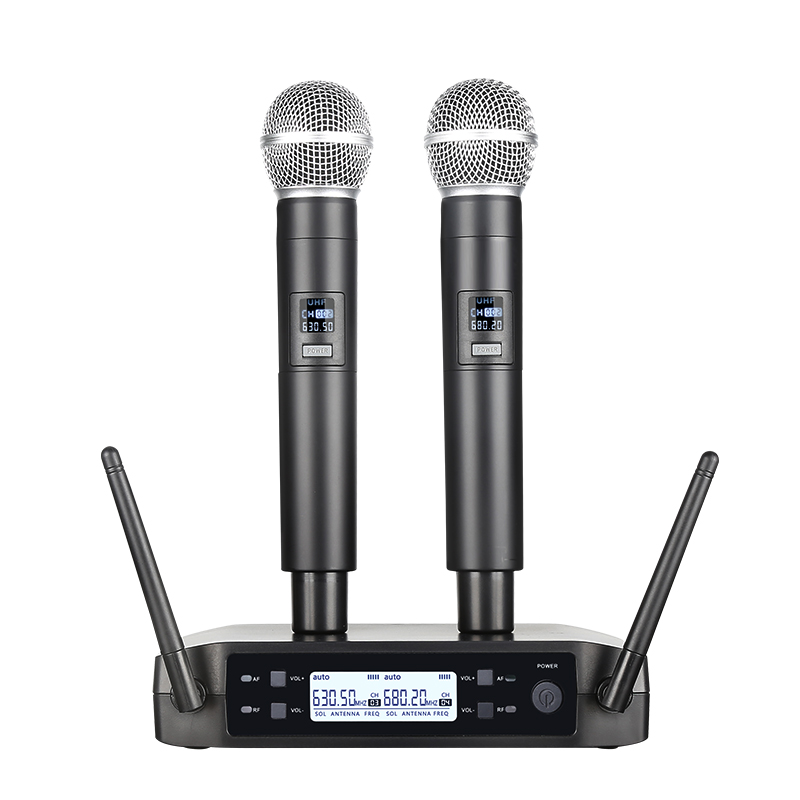 Shure Mic Sm7B - Mikrofon nirkabel genggam Dual channel UHF,