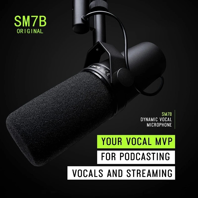 Mikrofon Shure SM7B Sm7b Mikro - Shure Mic Sm7B ulasan dan harga