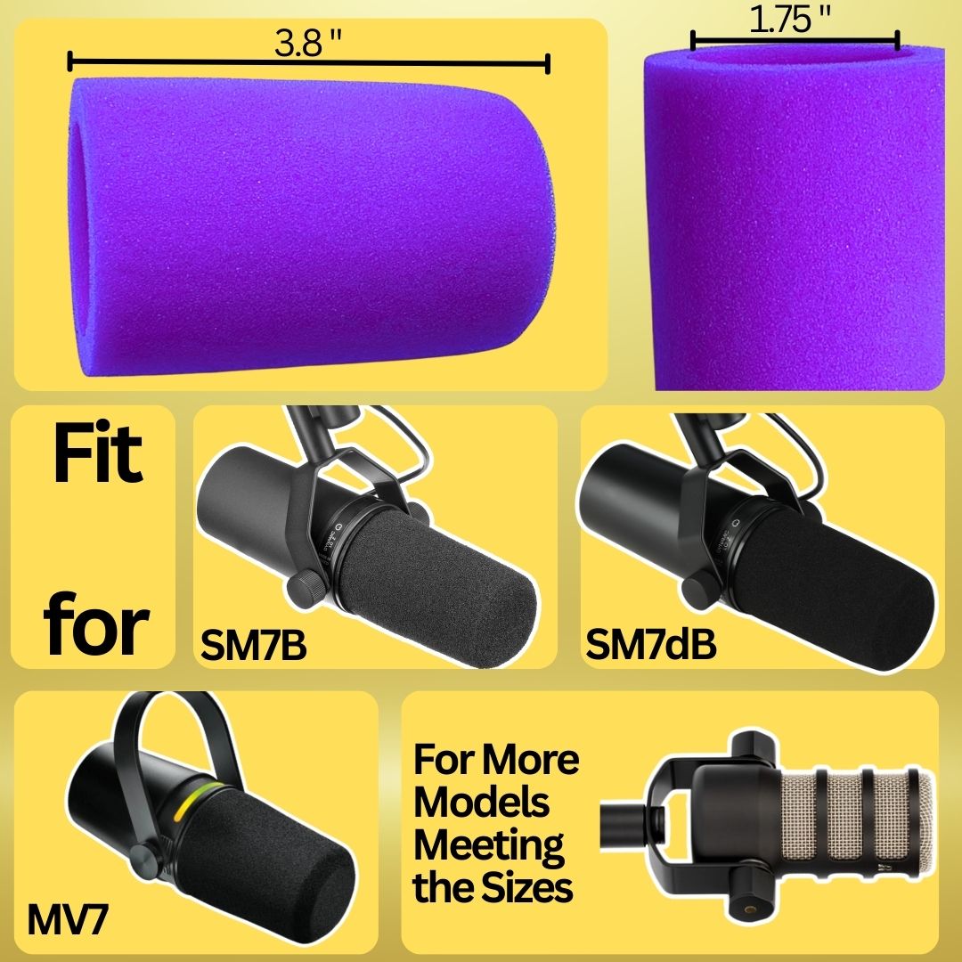 Penutup Busa Spons Filter Pop  - Shure Mic Sm7B ulasan dan harga