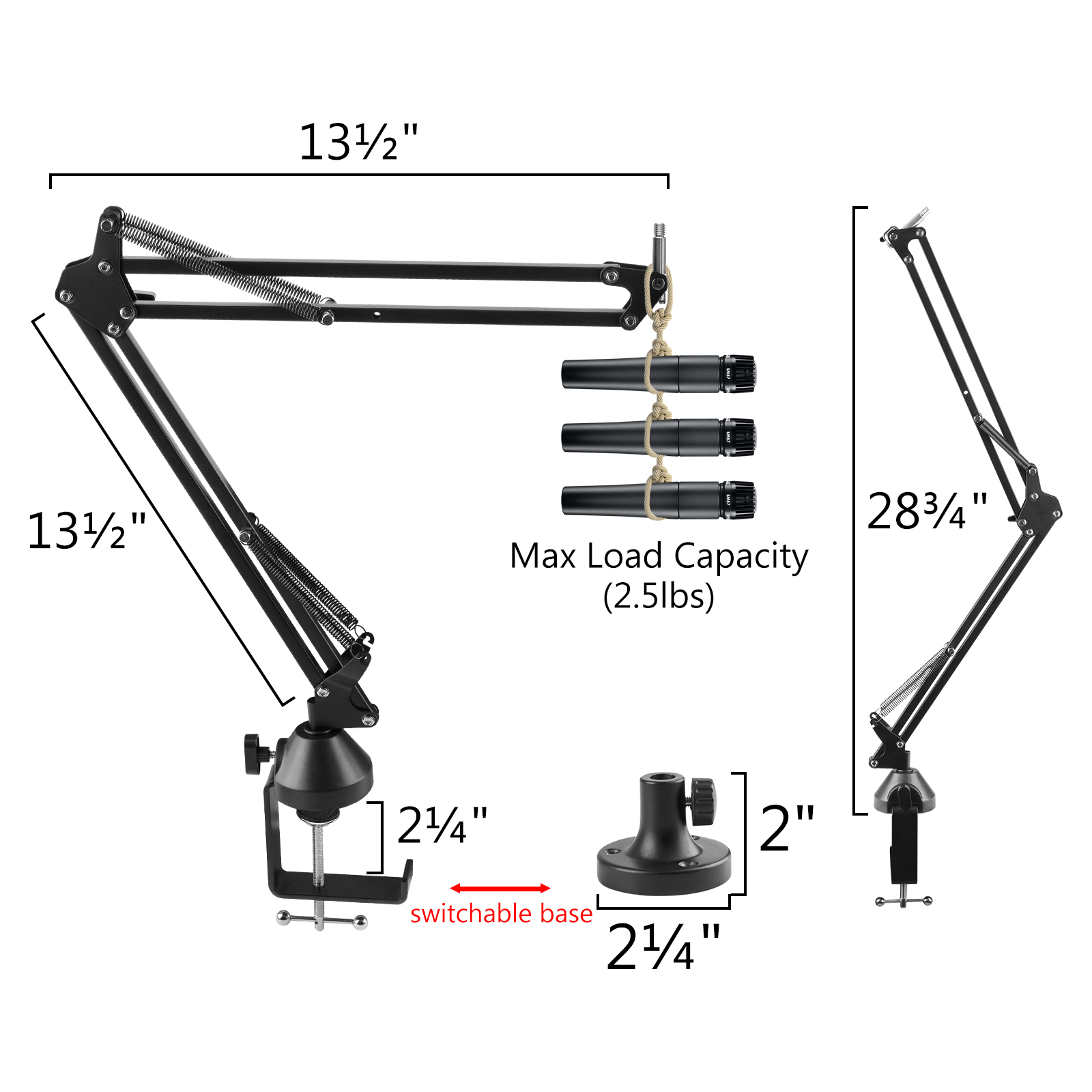 Geekria untuk lengan mikrofon  - Shure Mic Sm7B ulasan dan harga
