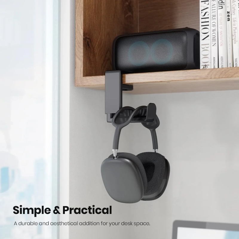 Penyangga Headphone Putar 360  - Headphone Stand Desk ulasan dan harga
