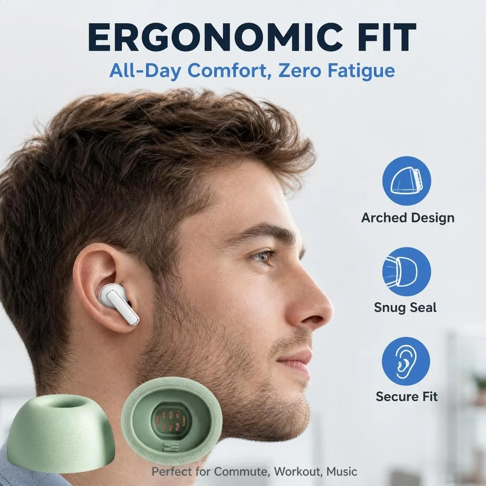 Pengganti Bantalan Busa Memori - Earphone Foam Tip ulasan dan harga