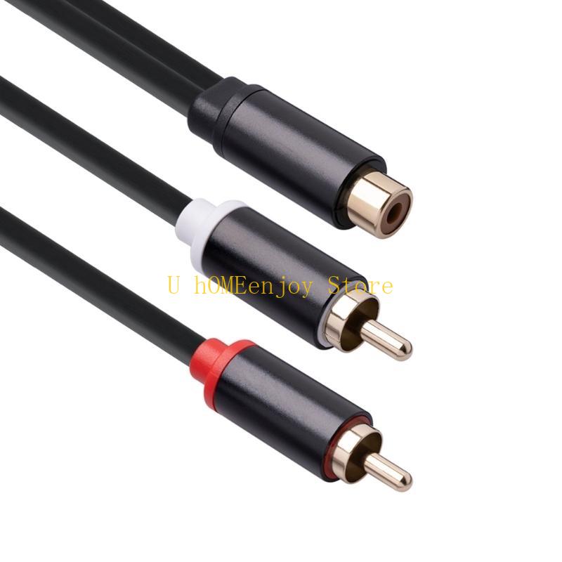 B0KF 2 RCA Laki-laki Ke 1 RCA  - Audio Splitter Y ulasan dan harga