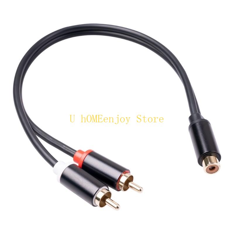 B0KF 2 RCA Laki-laki Ke 1 RCA  - Audio Splitter Y ulasan dan harga