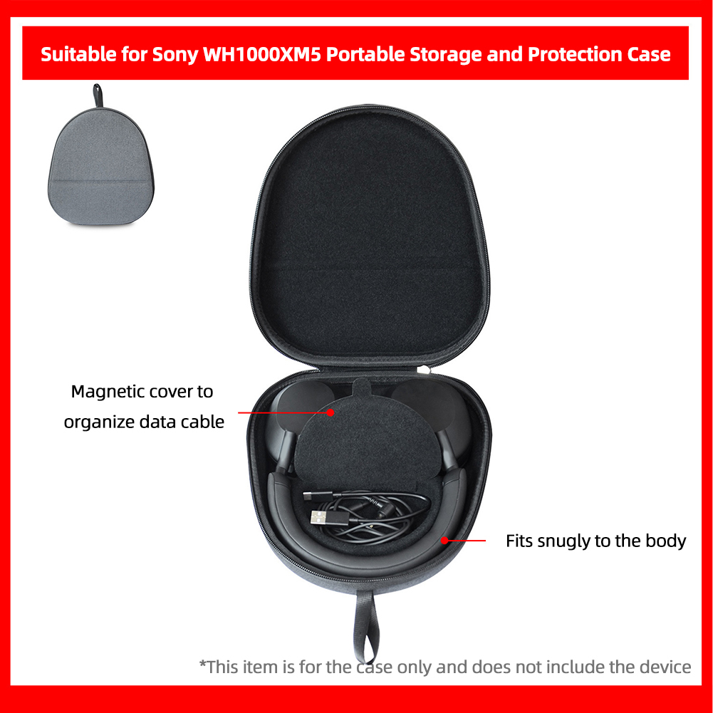 Casing Perjalanan Keras EVA Ta - Sony Headphone Wh-1000Xm5 ulasan dan harga