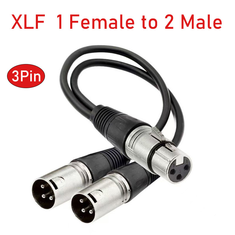 Kabel Splitter XLR 3 Pin Femal - Audio Splitter Y ulasan dan harga