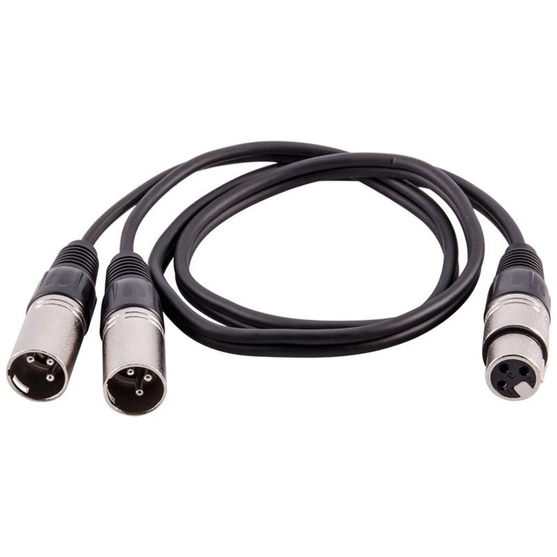 Kabel Splitter XLR 3 Pin Femal - Audio Splitter Y ulasan dan harga