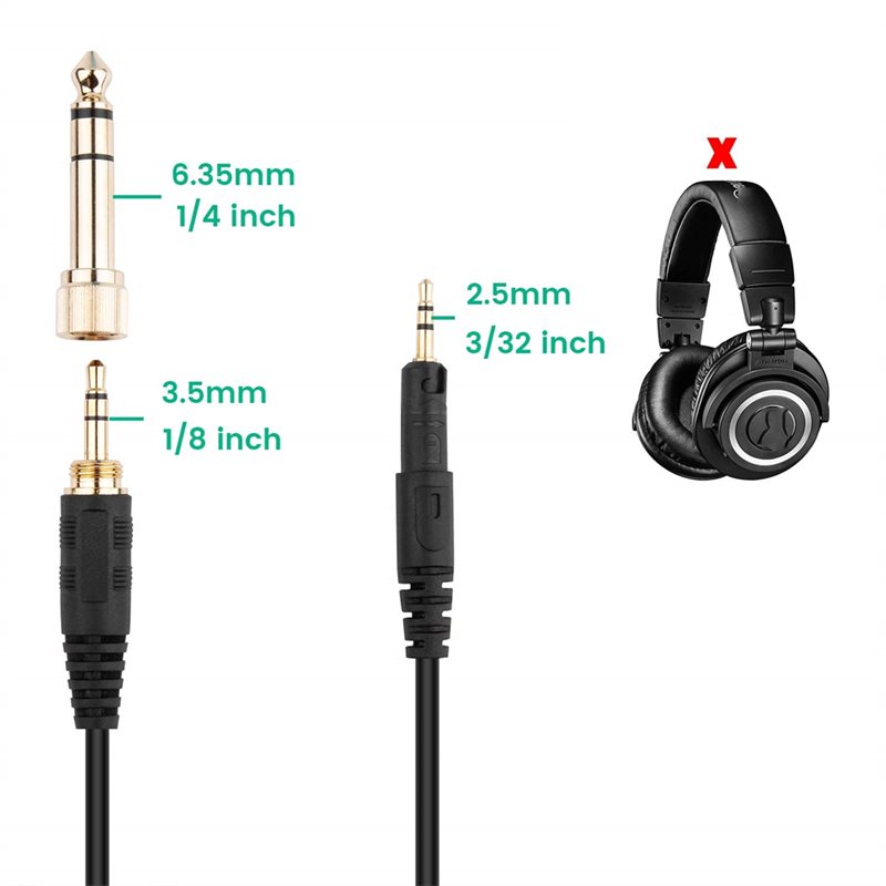 Kabel AB33-ATH-M50x, Pengganti - Audio Technica Headphone Ath-M50X ulasan dan harga
