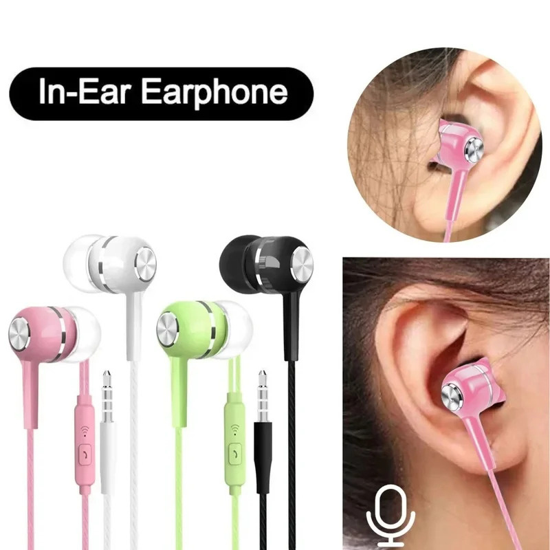 1/2/3/4 Buah Earphone Berkabel - Noise Cancelling Headphone ulasan dan harga