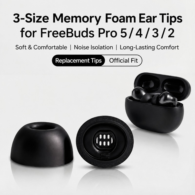 Ujung Telinga Busa Memori Tiga - Earphone Foam Tip ulasan dan harga