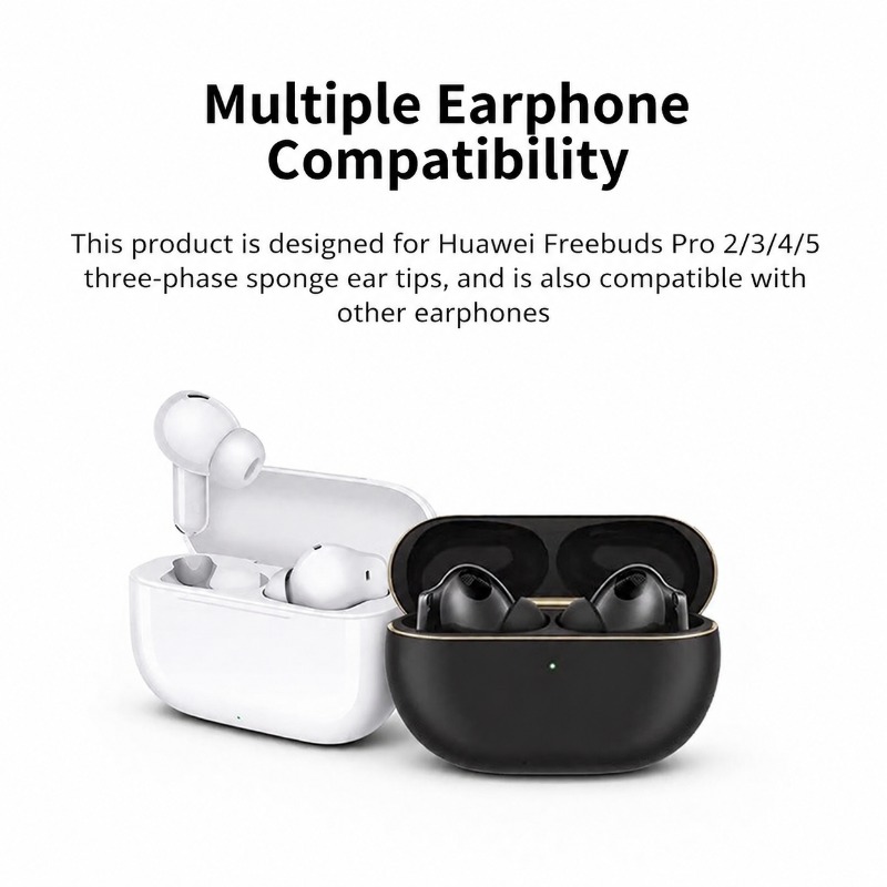 Ujung Telinga Busa Memori Tiga - Earphone Foam Tip ulasan dan harga