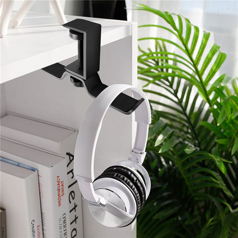 Penyangga Headphone Ganda di B - Headphone Stand Desk ulasan dan harga